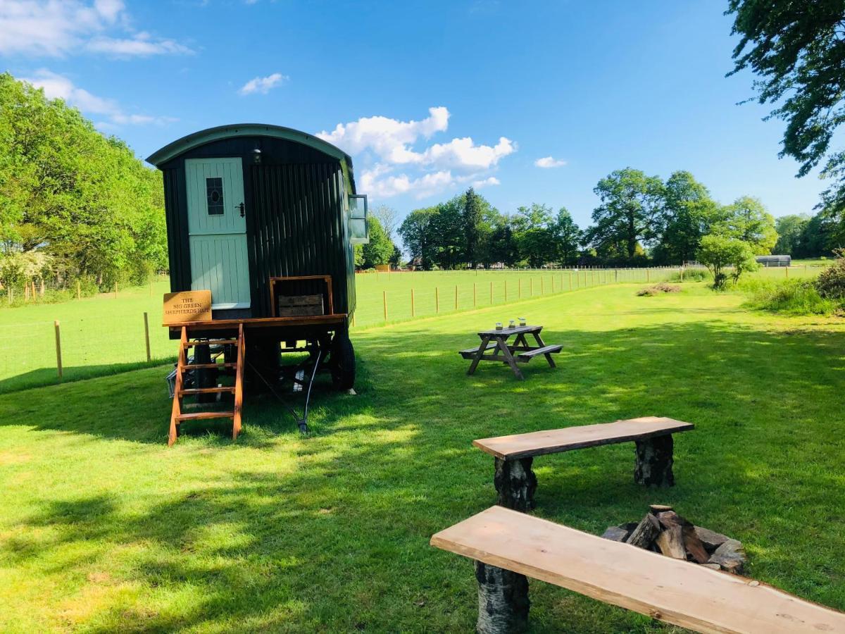 The Big Green Shepherds Hut Charlwood Exterior photo